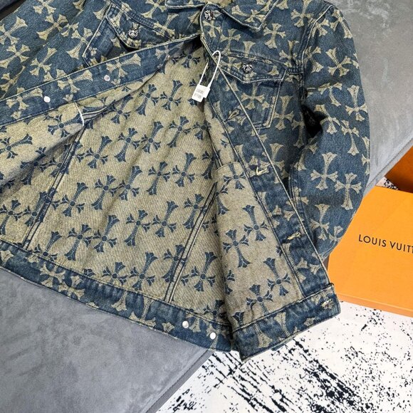 Chrome Hearts Double-Sided Logo Denim Jacket - Picture 8 of 9